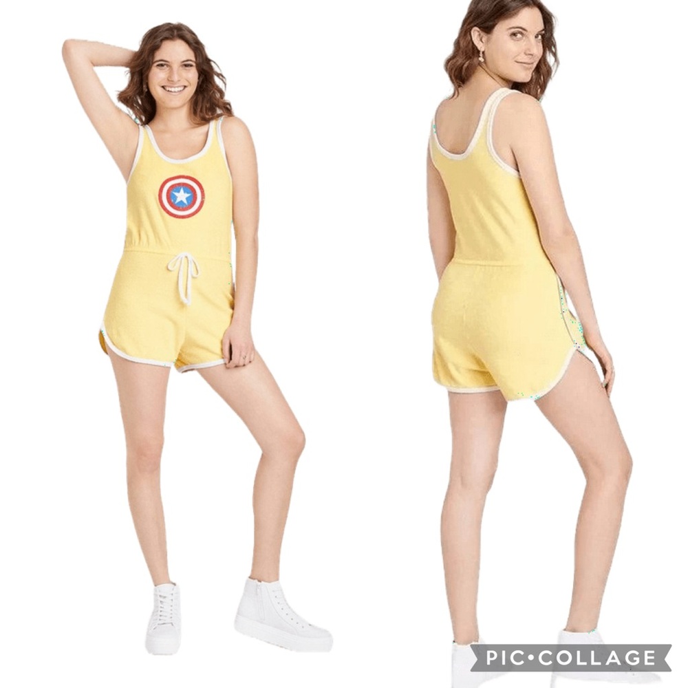 Captain America Marvel romper